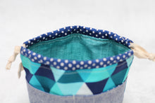 Load image into Gallery viewer, MINI WEE BRAW BAG (2) | ready to ship | compact sock project bag / notions pouch