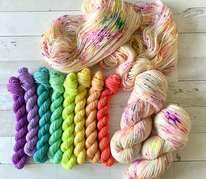 ROCK CANDY | spring collection | hand dyed yarn | tonal
