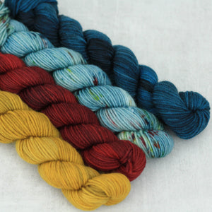 AUTUMN'S EVE | stellar sock mini set | speckled yarn