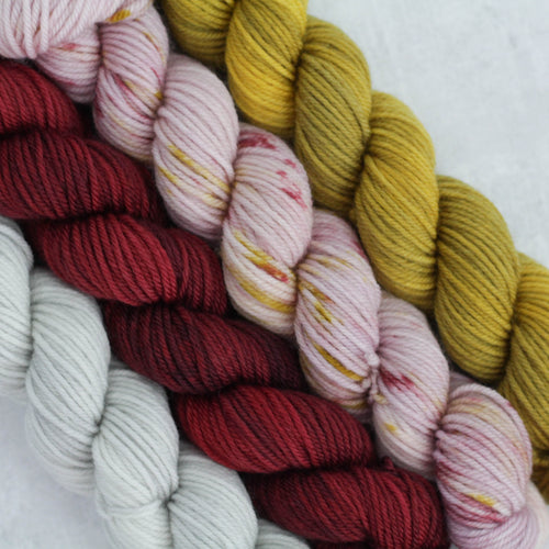 ORCHARD | stellar sock mini set | speckled yarn