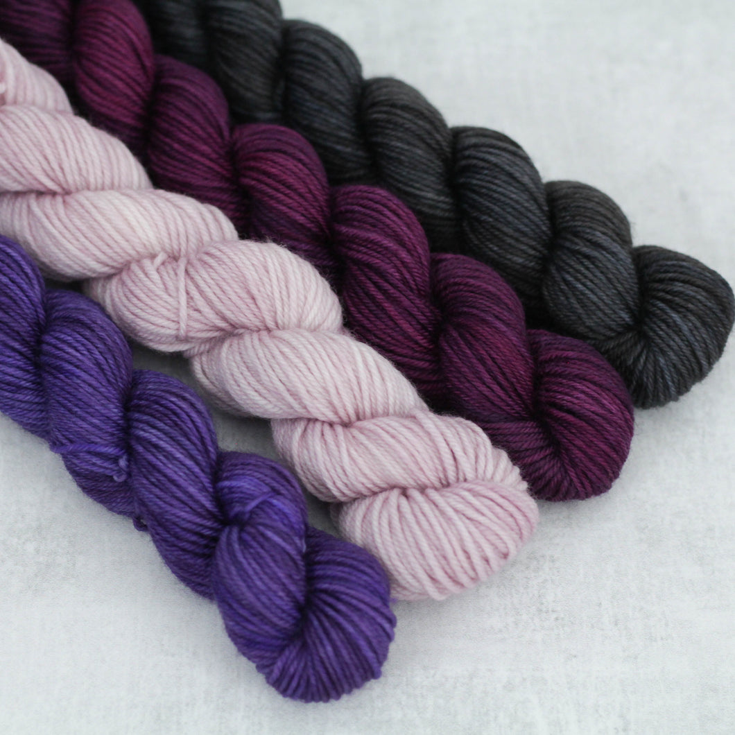VINEYARD | stellar sock mini set | speckled yarn