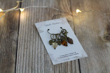 Load image into Gallery viewer, Autumn Leaf Stitch Markers