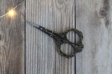 Load image into Gallery viewer, Victorian Scrollwork Scissors | Antique Gold