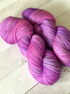 STARFISH OOAK | stellar sock | hand dyed yarn | tonal