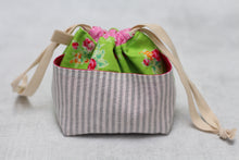 Load image into Gallery viewer, MINI WEE BRAW BAG (3) | ready to ship | compact sock project bag / notions pouch