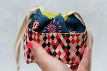 Load image into Gallery viewer, MINI WEE BRAW BAG (3) | ready to ship | compact sock project bag / notions pouch