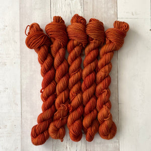 PUMPKIN SPICE | sleek sock | tonal yarn