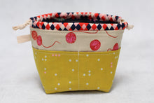 Load image into Gallery viewer, MINI WEE BRAW BAG (6) | ready to ship | compact sock project bag / notions pouch