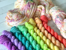 Load image into Gallery viewer, HAPPY | spring collection mini set | hand dyed tonal yarn
